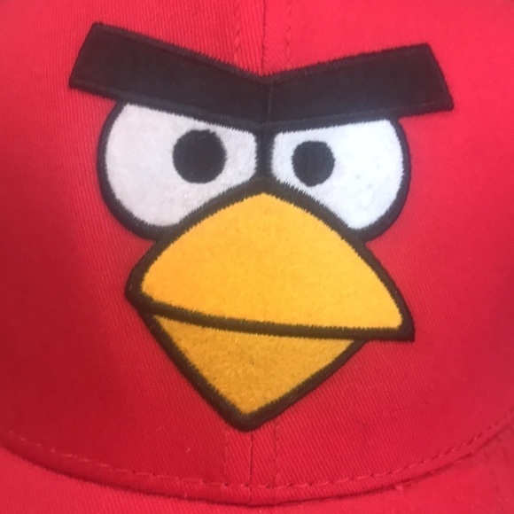 Angry Birds Rovio Entertainment Retro 2005-2013 Red Embroidered Adjustable Cap - Picture 2 of 10